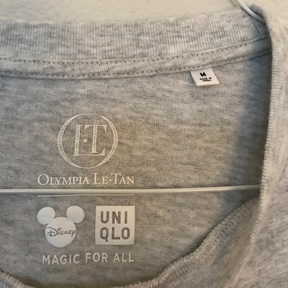 Disney Uniqlo Grey Minnie Mouse Crop Top - Picture 2 of 2